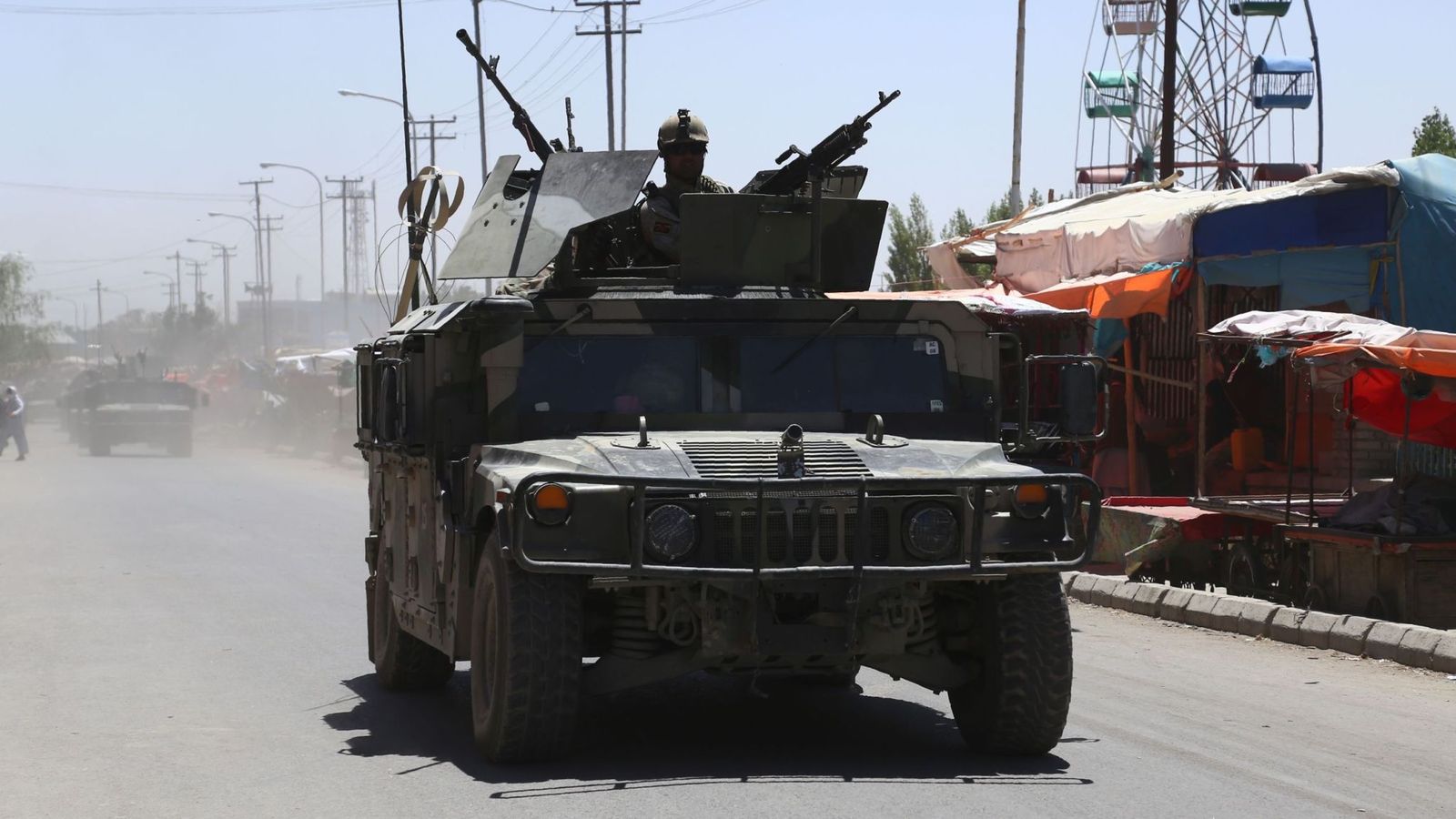 40 phiến quân Taliban đã bị tiêu diệt trong hôm thứ Bảy vừa qua (14.9) (Ảnh: Sky News)