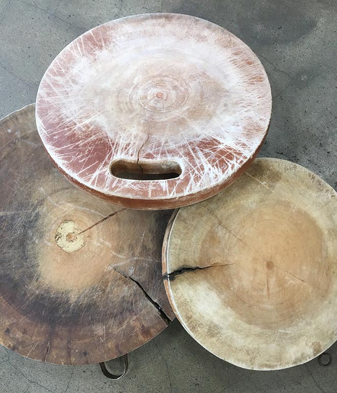 Thớt tròn truyền thống bị nứt tét sau thời gian sử dụng