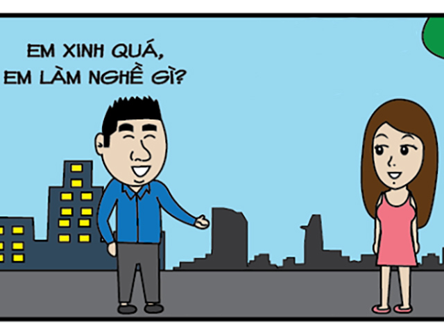 Tranh vui - Giới thiệu nghề nghiệp theo cách văn minh nhất