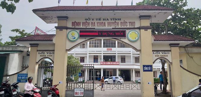 &nbsp;Bệnh viện Đa khoa huyện Đức Thọ nơi xảy ra sự việc.