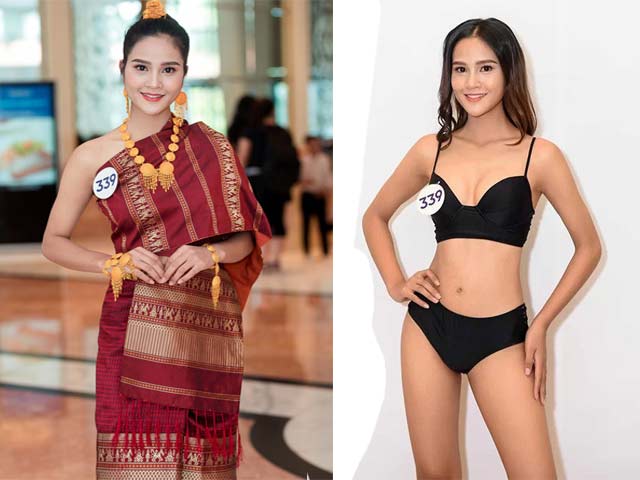 Thời trang - Cô gái gốc Lào xinh như mộng thi Hoa hậu Hoàn vũ Việt Nam