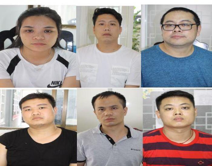 6 đối tượng bị tạm giữ.&nbsp;
