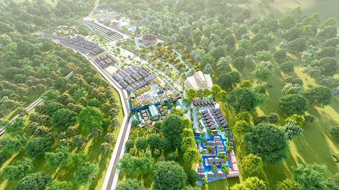 Phối ảnh dự án Eco Bangkok Villas Bình Châu sau khi hoàn thiện