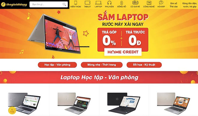 TGDĐ: Trả góp 0%, trả trước 0 đồng, mua laptop chưa bao giờ dễ đến thế - 1