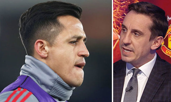 Gary Neville vẫn sốc vì thất bại của Sanchez tại MU