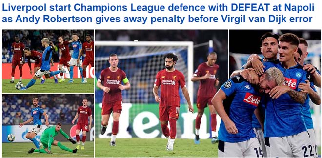 ĐKVĐ Liverpool thua sốc ra quân cúp C1: Báo chí &#34;tấn công&#34; Van Dijk - Klopp - 1