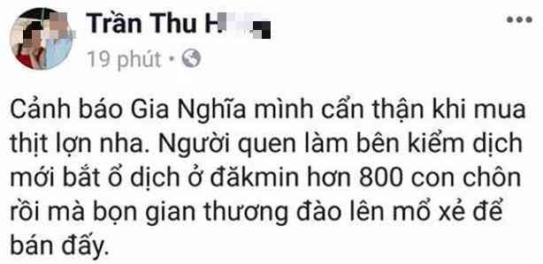 Một thông tin bịa đặt khác cũng đã bị xử lý trước đó