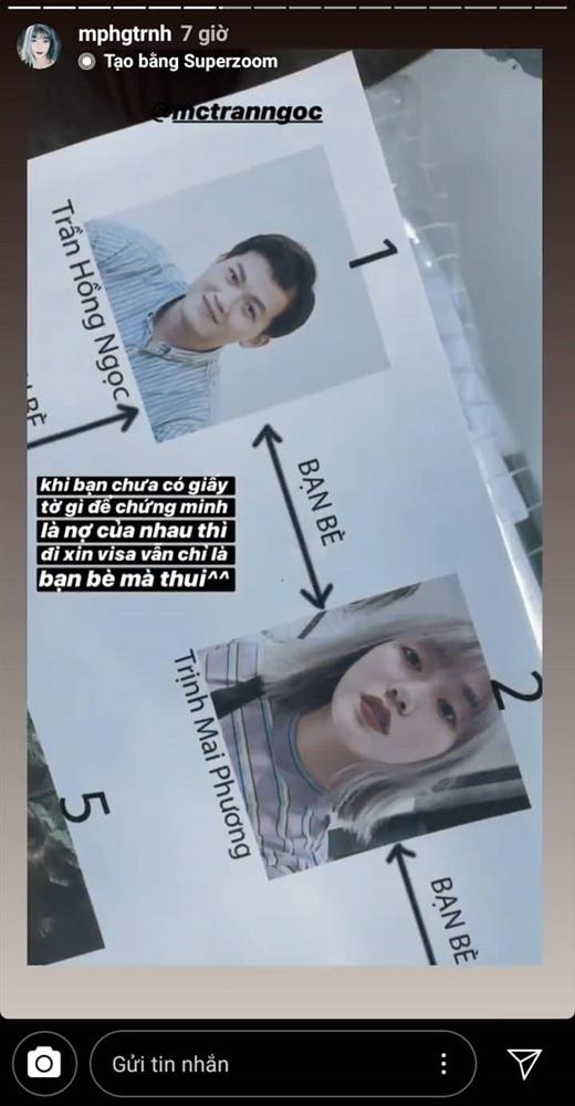 Vợ của MC Trần Ngọc đăng tải bức ảnh trên trang cá nhân cho thấy cả hai là bạn bè