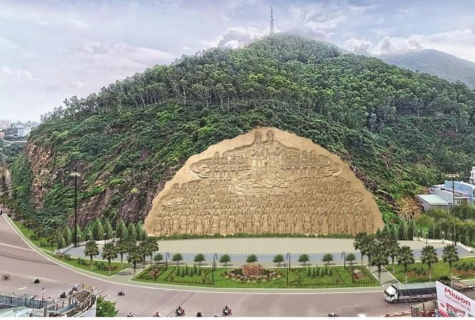 Phối cảnh bức phù điêu