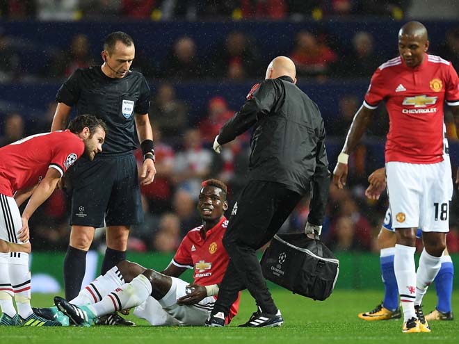 Pogba chấn thương và chưa trở lại