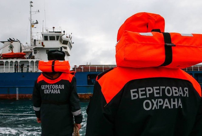 Cảnh sát biển Nga. Ảnh: Tass