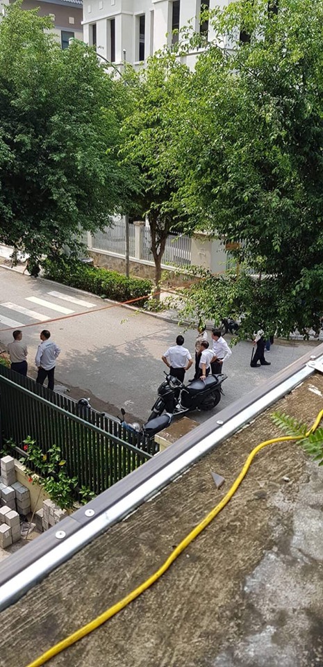 Hiện trường nơi xảy ra sự việc.