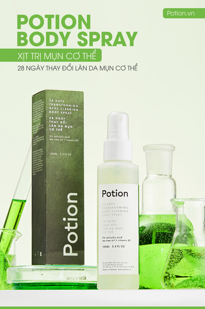 Thành phần kết hợp hoàn hảo giữa BHA – Tea Tree Oil – Vitamin B3