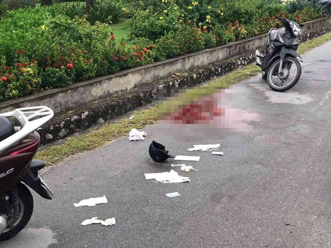 Hiện trường vụ việc.