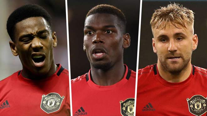 Martial, Pogba, Luke Shaw vẫn chấn thương