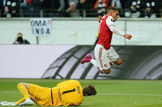 Trực tiếp bóng đá Eintracht Frankfurt - Arsenal: Thắng lợi dễ dàng (Hết giờ) - 8