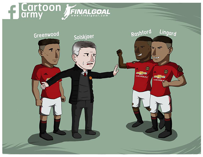 Solskjaer quyết ngăn Greenwood gia nhập nhóm của Lingard.