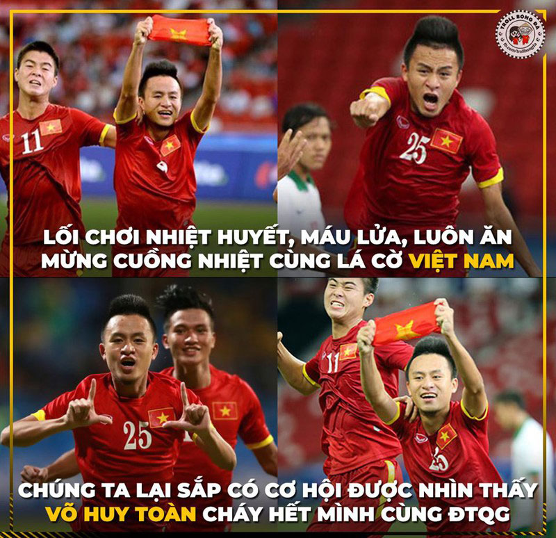Võ Huy Toàn được gọi lên tuyển chuẩn bị vòng loại World Cup.