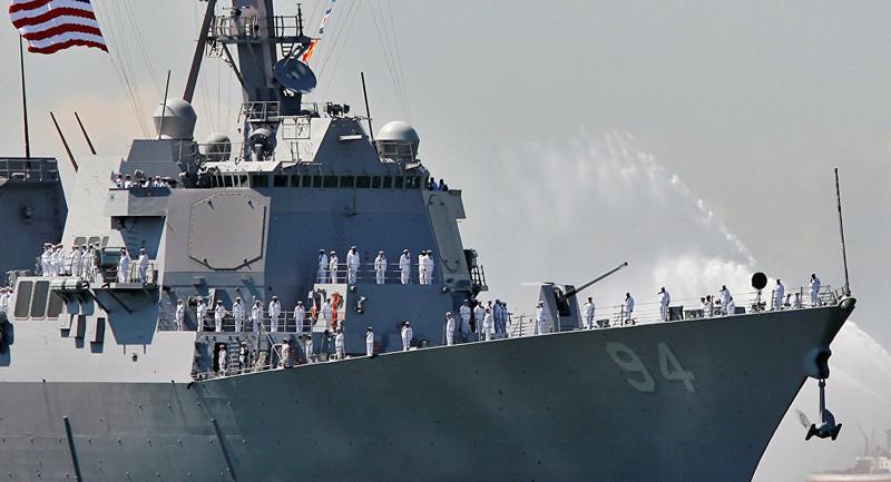Tàu khu trục tên lửa USS Nitze của Mỹ. Ảnh: REUTERS