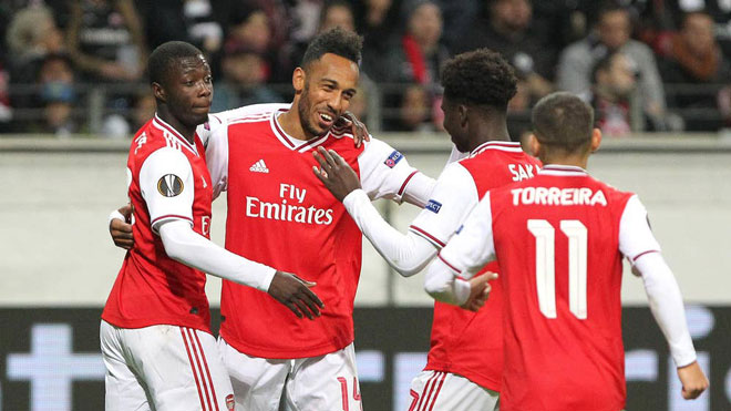 Arsenal vừa có chiến thắng 3-0 trước E.Frankfurt hồi giữa tuần