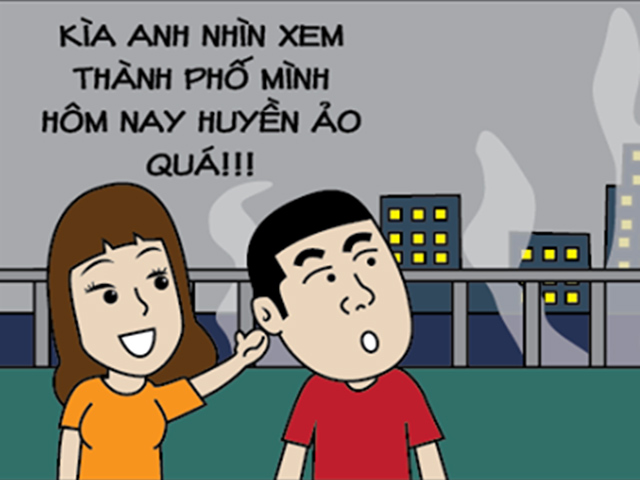 Tranh vui - Cứ ngỡ thành phố mộng mơ... nào ngờ khi biết sự thật