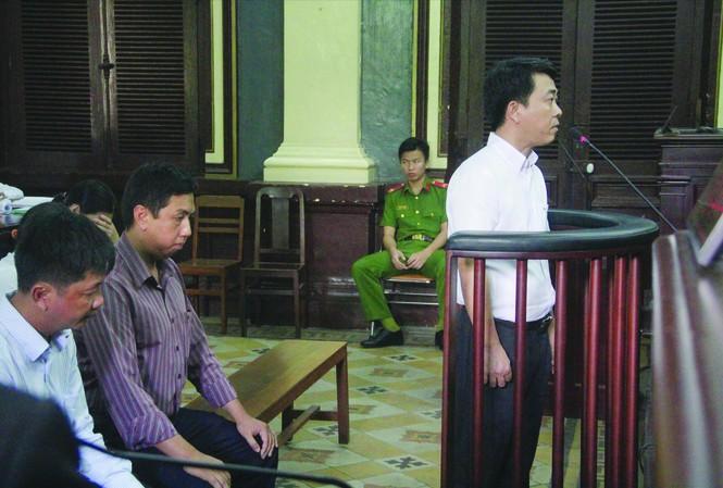 Các bị cáo trong lần xử trước đây Ảnh: Tân Châu