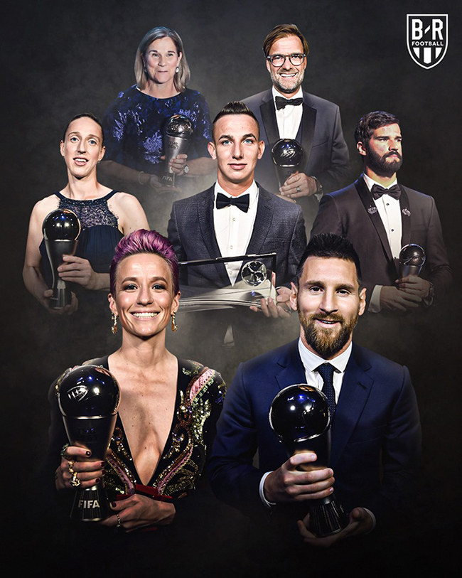 Những con người xuất sắc nhất năm do FIFA bầu chọn.