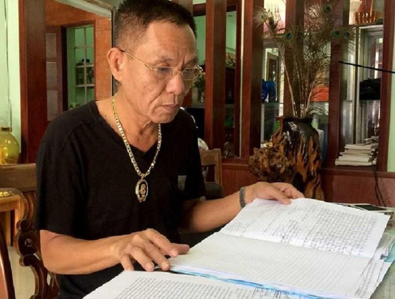 Ông Sơn còn làm đơn khiếu nại gửi Công an tỉnh Đồng Nai vì cơ quan CSĐT có sai phạm, lạm quyền. Ảnh: VŨ HỘI