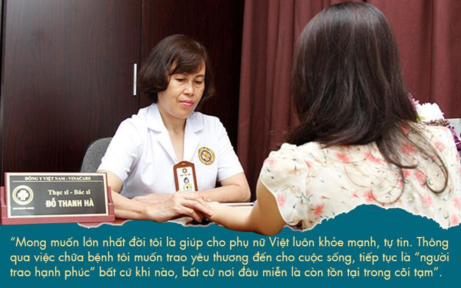 Mong muốn lớn nhất của Thạc sĩ, bác sĩ Đỗ Thanh Hà là chị em phụ nữ được khỏe mạnh và hạnh phúc