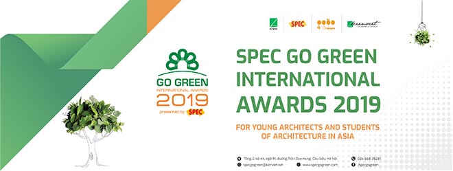 Thể lệ giải Kiến trúc xanh “Spec Go Green International Awards 2019” - 1