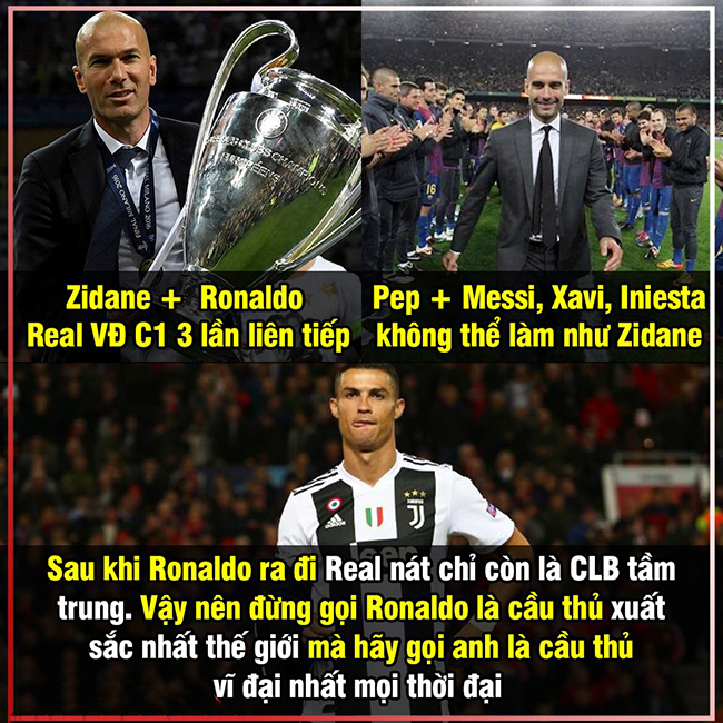 Tầm ảnh hưởng của Ronaldo đến Real là rất lớn.