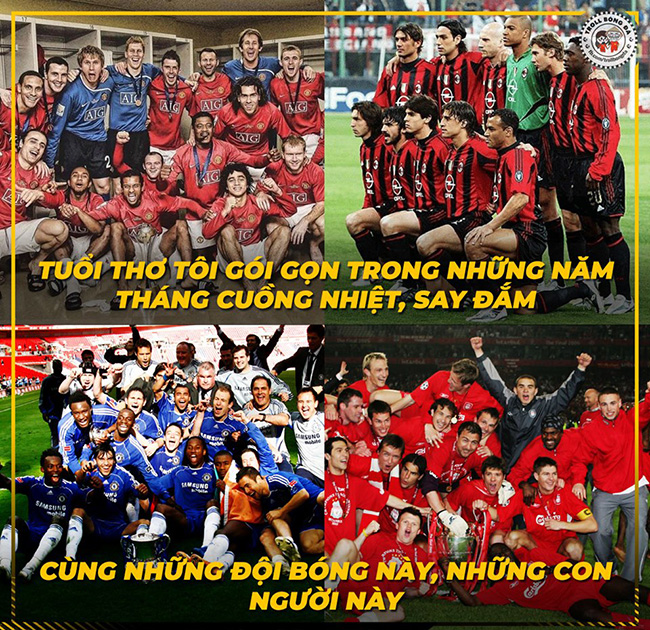 Một chút hoài niệm về bóng đá ngày xưa.