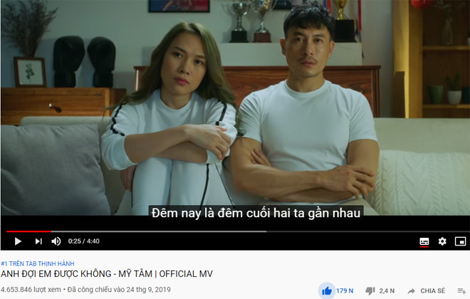 Mỹ Tâm đứng Top 1 trending YouTube, "cha đẻ" bài hát tiết lộ điều bất ngờ - 1