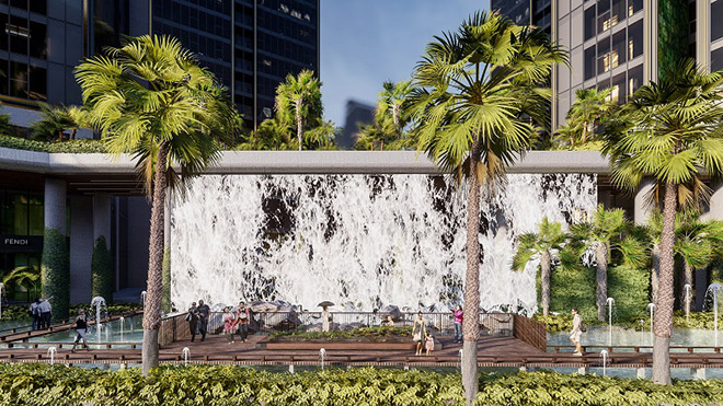 Bạn sẽ tìm được ở Sunshine City Sài Gòn rất nhiều khoảng xanh và sự kết hợp vô cùng sáng tạo các khoảng xanh này với không gian sống