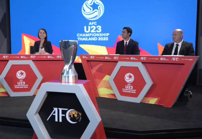 AFC tiến hành lễ bốc thăm chia bảng VCK U23 châu Á 2020 vào chiều nay (26/9) ở Bangkok (Thái Lan)