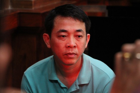 Bị cáo Nguyễn Minh Hùng trong phiên tòa ngày 26/9