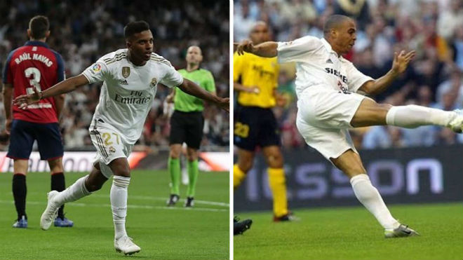 "Sao mai" 18 tuổi Rodrygo Goes ghi bàn siêu tốc khi ra mắt Real Madrid ở La Liga gần giống&nbsp;Ronaldo 17 năm trước