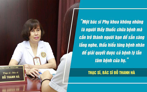 Thạc sĩ, bác sĩ Đỗ Thanh Hà thường dành nhiều thời gian thăm khám và chia sẻ với bệnh nhân những nỗi niềm trong cuộc sống