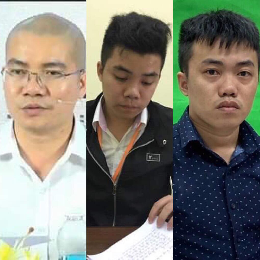 Ba anh em Nguyễn Thái Luyện bị bắt giam.