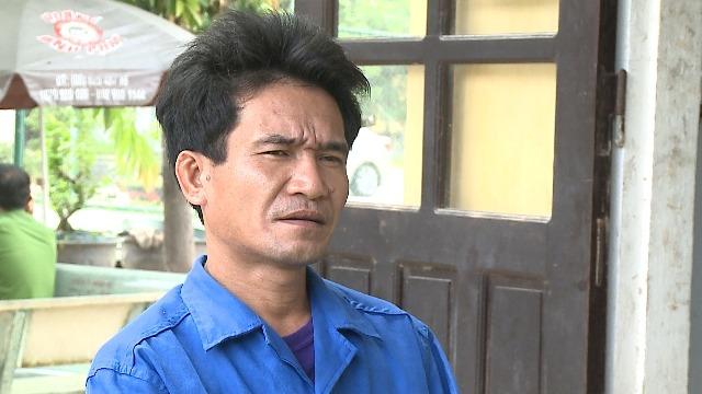 Đối tượng Nguyễn Văn Phương tại cơ quan điều tra.