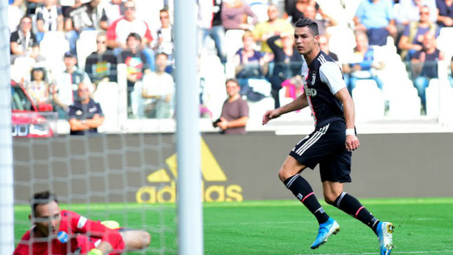 Ronaldo ghi bàn ấn định chiến thắng cho Juventus