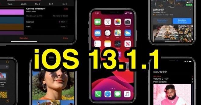 Apple bất ngờ cập nhật iOS 13.1.1 chỉ sau 3 ngày tung ra bản 13.1