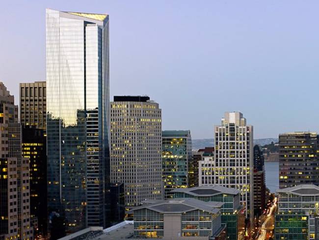 Tòa tháp Millennium cao 58 tầng nằm ở khu tài chính của San Francisco (Mỹ).