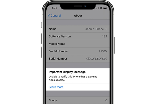 iPhone 2019 sẽ hiển thị cảnh báo nếu màn hình không chính hãng được thay thế - 2