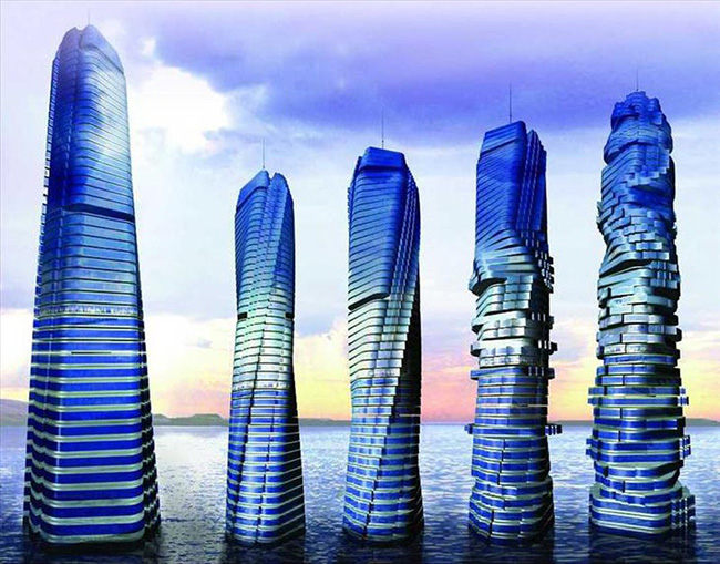 Tháp năng động, Dubai, UAE.
