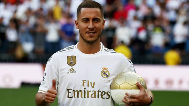 Hazard gia nhập Real Madrid hè 2019 với giá 100 triệu euro