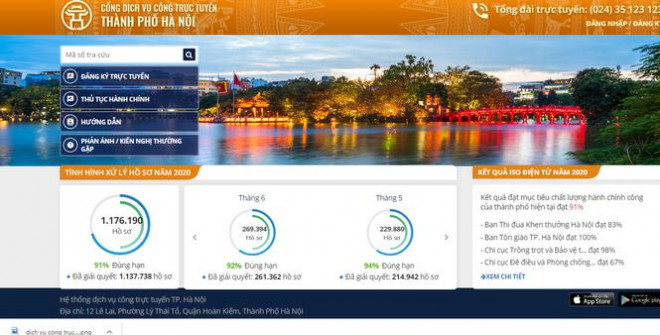 Dịch vụ công trực tuyến của Hà Nội có nguy cơ bị dừng do chưa thanh toán xong nợ.