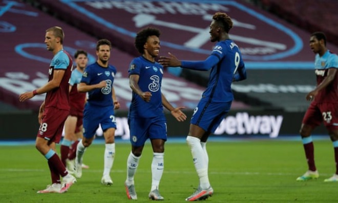 Chelsea và West Ham tạo nên những khoảnh khắc "điên rồ" cuối hiệp 1