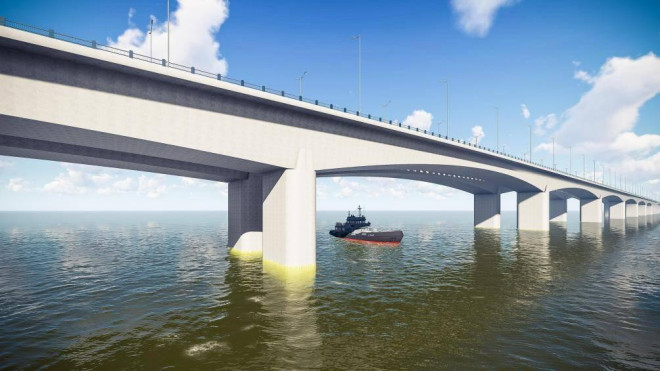 Thông tin từ Ban QLDA đầu tư xây dựng công trình giao thông Hà Nội, theo quyết định của UBND TP Hà Nội, cầu Vĩnh Tuy giai đoạn 2 có tổng mức đầu tư hơn 2.500 tỷ đồng, được xây dựng về phía hạ lưu sông Hồng, tim cầu nằm song song và cách tim cầu giai đoạn 1 là 21,25m.