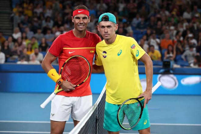 "Sao Mai" 21 tuổi người Australia từng có dịp đọ sức với Rafael Nadal ở bán kết ATP Cup đầu năm nay